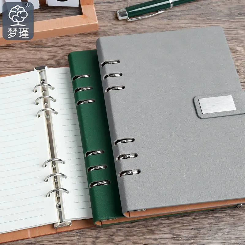 Refillable planner notebook detail